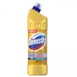 Средство для сантехники Domestos "Ультра блеск", гель, 1л (8714100707876), 12шт.